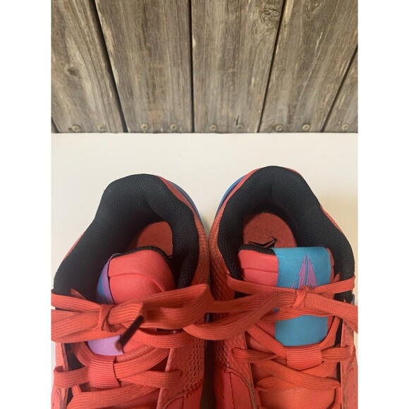 NIKE JA 1 USED SIZE 8.5 JA MORANT FUEL EMBER GLOW BLUE LIGHTNING DR8785 800 - Picture 10 of 11